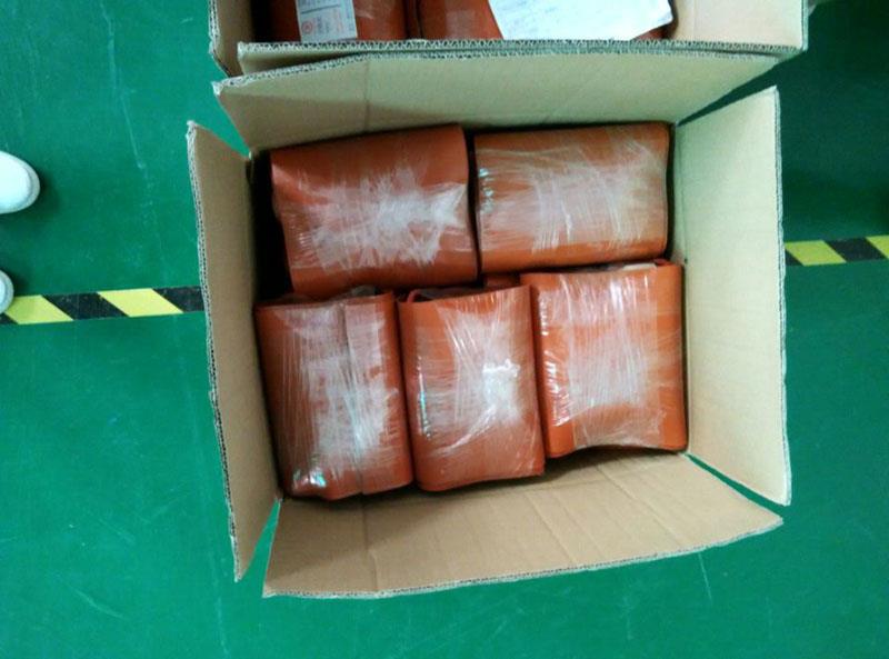 12V 24V kulaté silikonové vyhřívací podložky balení 12V 24V Round Silicone Heater Pad packing